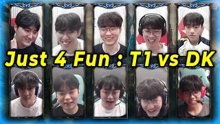 When DK Team Having Fun with T1 Circus in LOL Custom Match - Engsub