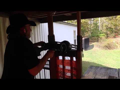 9mm "Gunzilla" Gatlin Gun testfire