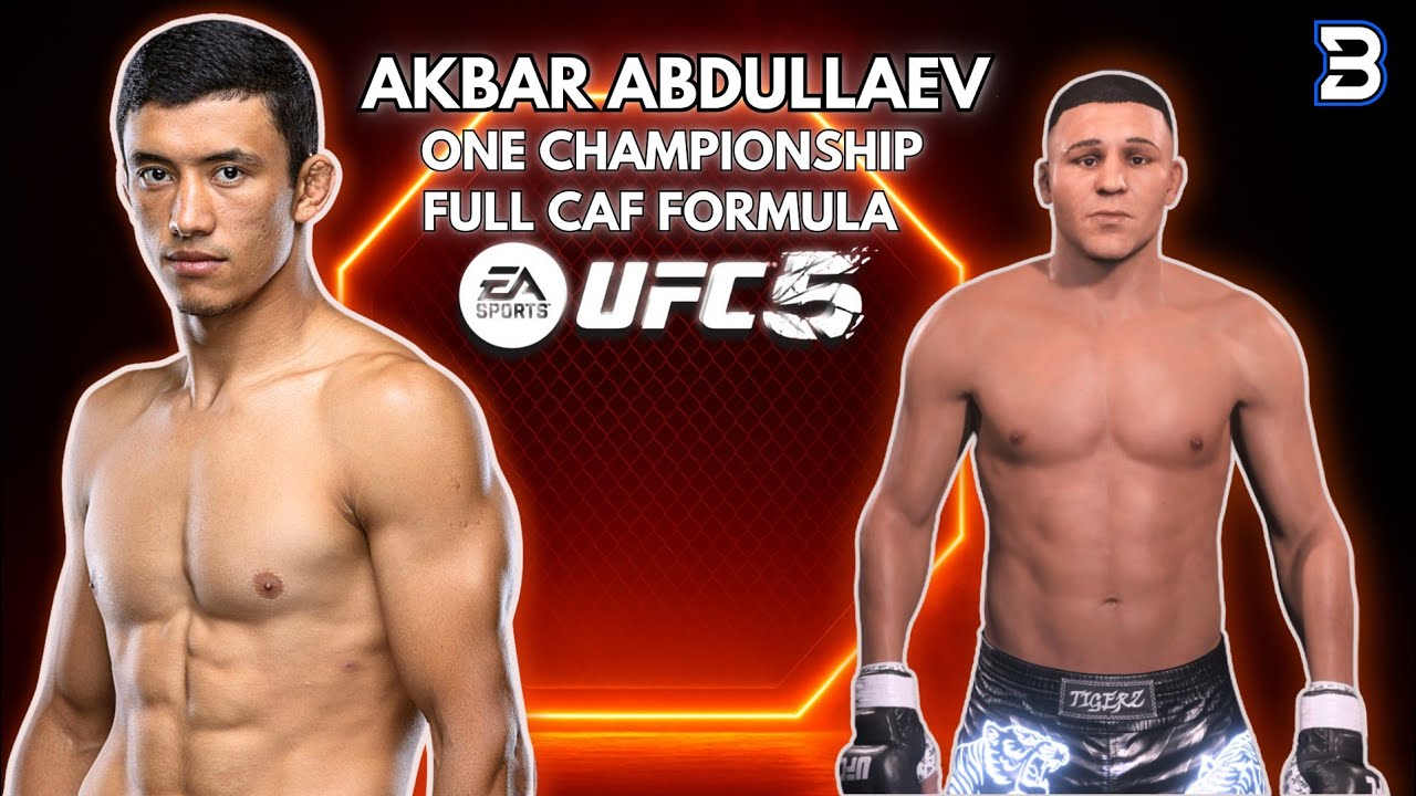 Akbar Abdullaev FULL CAF FORMULA | EA Sports UFC 5 (Realistic Creation)