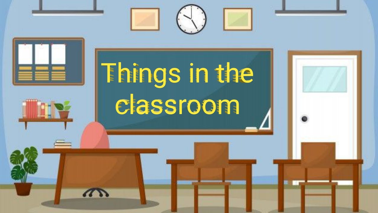 Things in the classroom | Vocabularies |  Benda - Benda di Dalam Kelas