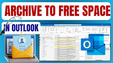 How To Archive In Outlook To Free Up Space #outlook #outlooktips