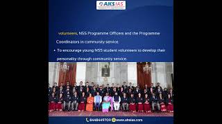 National Service Scheme Awards |UPSC|Civils|AKS IAS