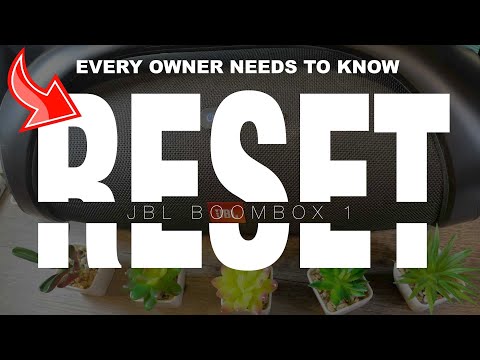 How To Reset JBL Boombox 1 or 2