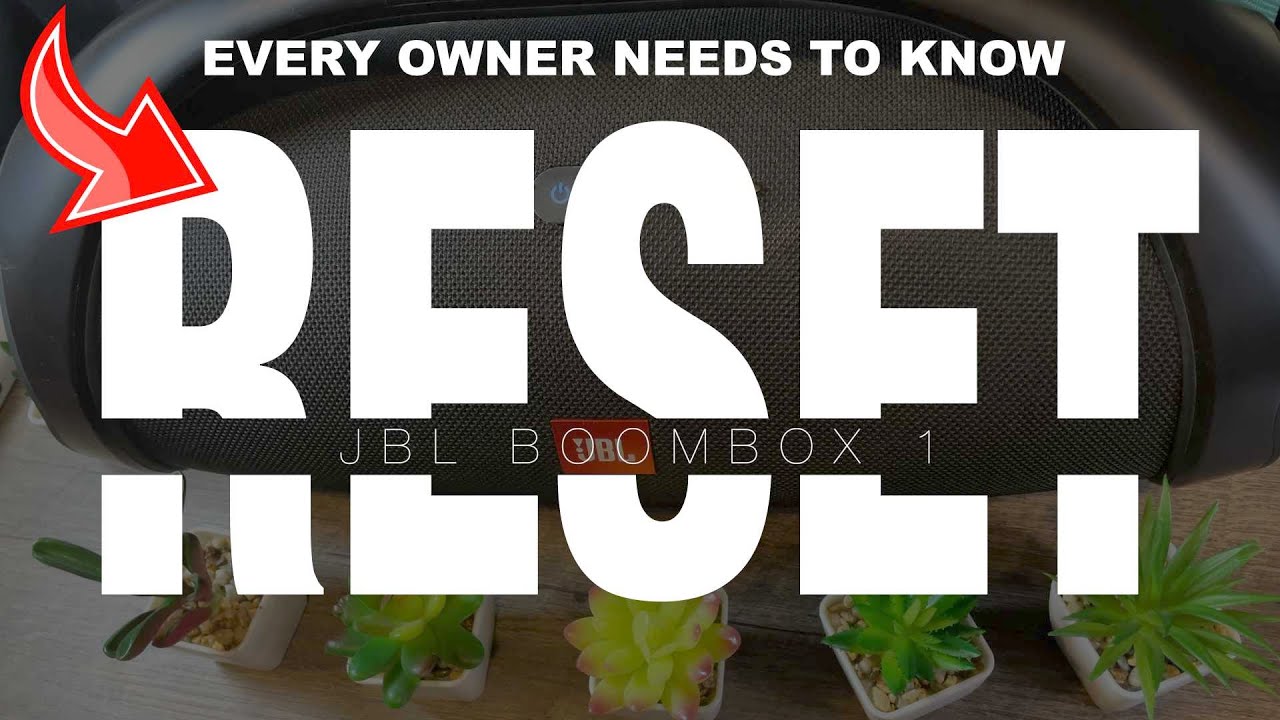 How To Reset JBL Boombox 1 or 2 YouTube