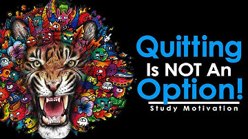 QUITTING IS NOT AN OPTION - Motivational Video (Ft. StudyToSuccess, Motivational Movement and Vexx!)