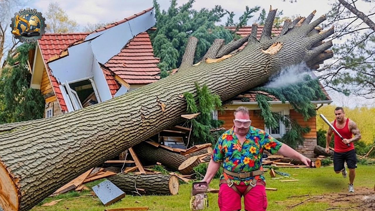 Idiots With Chainsaws: Tree Cutting Fails | Extreme Dangerous Trees ...