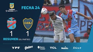 #TorneoSocios | Fecha 24 | resumen de Arsenal - Boca