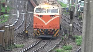 (4K) 72次 E415電力機車牽引莒光號通過新馬車站