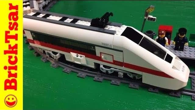 LEGO City 7897 Passenger Train from 2006 - RC Trains - YouTube