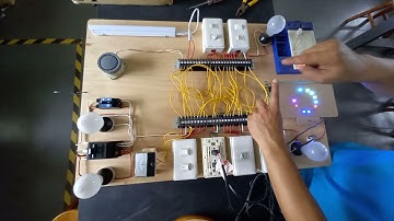 House Power distubutsion practice panel 柯T生活科技教室「日常科技産品的電與控制應用之配電盤操作說明」