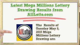 Mega Millions Lottery Drawing Results for May 5, 2015
