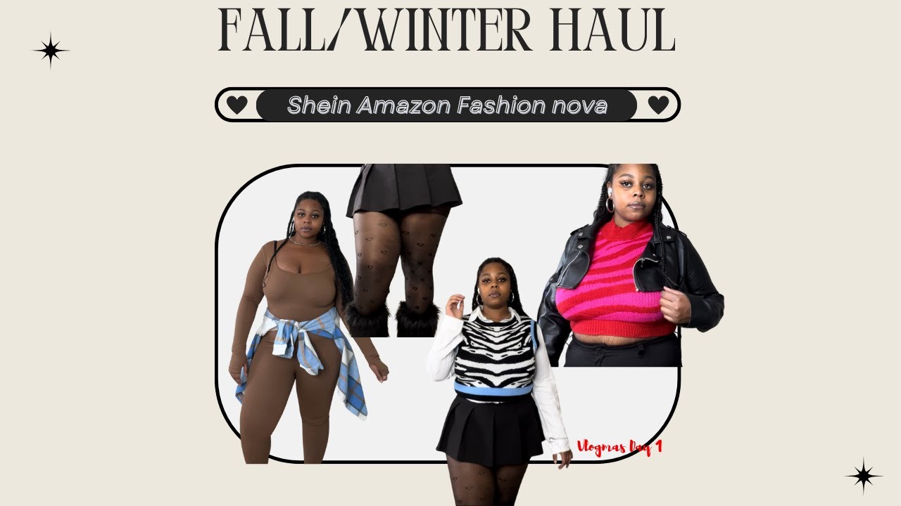 Fall/Winter Shein Clothing Haul Vlogmas Day 1 YouTube