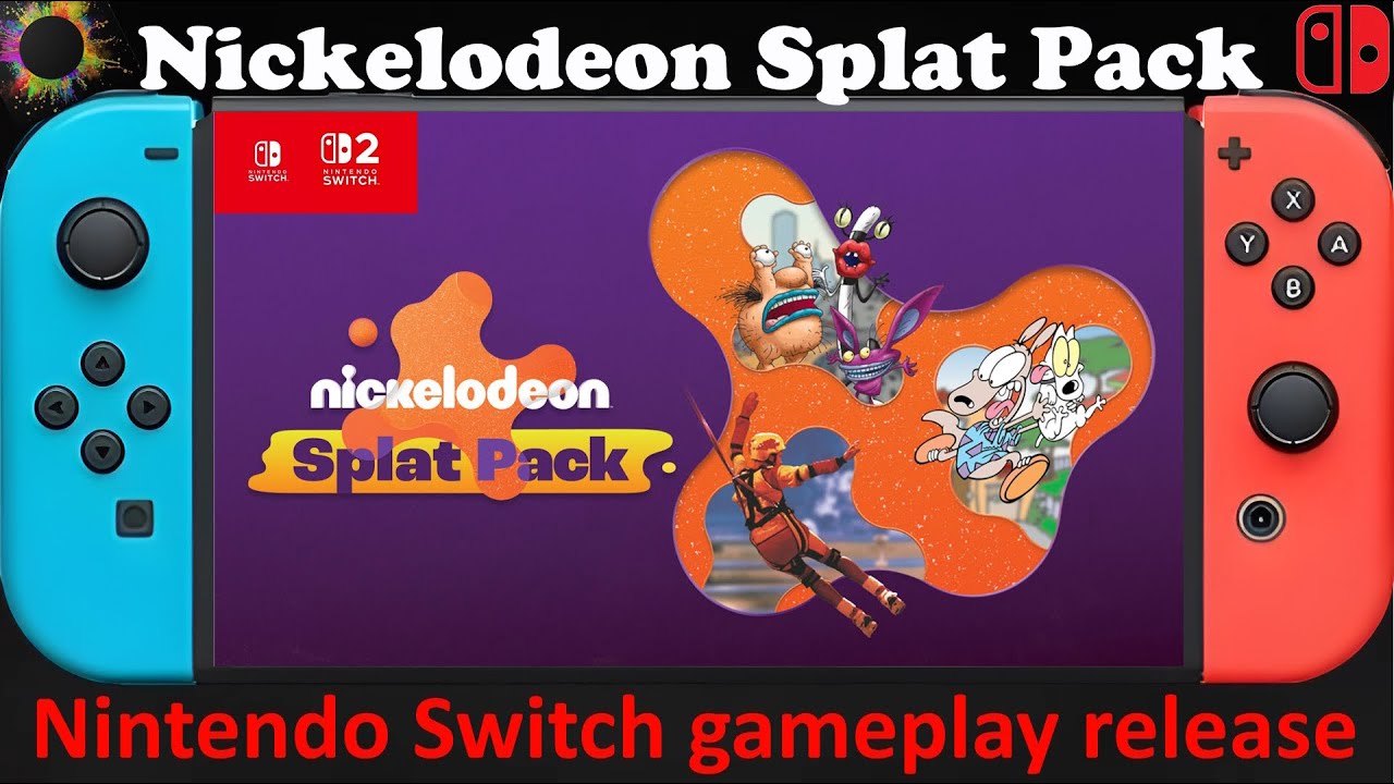 Nickelodeon Splat Pack - Nintendo Switch / Switch 2 Compatible gameplay release