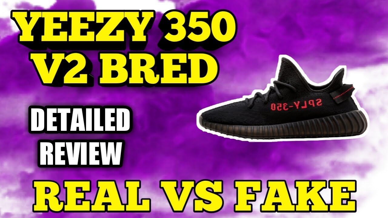 Yeezy 350 v2 Bred detailed Review And On Feet | Real Vs Fake | 1Shawndon