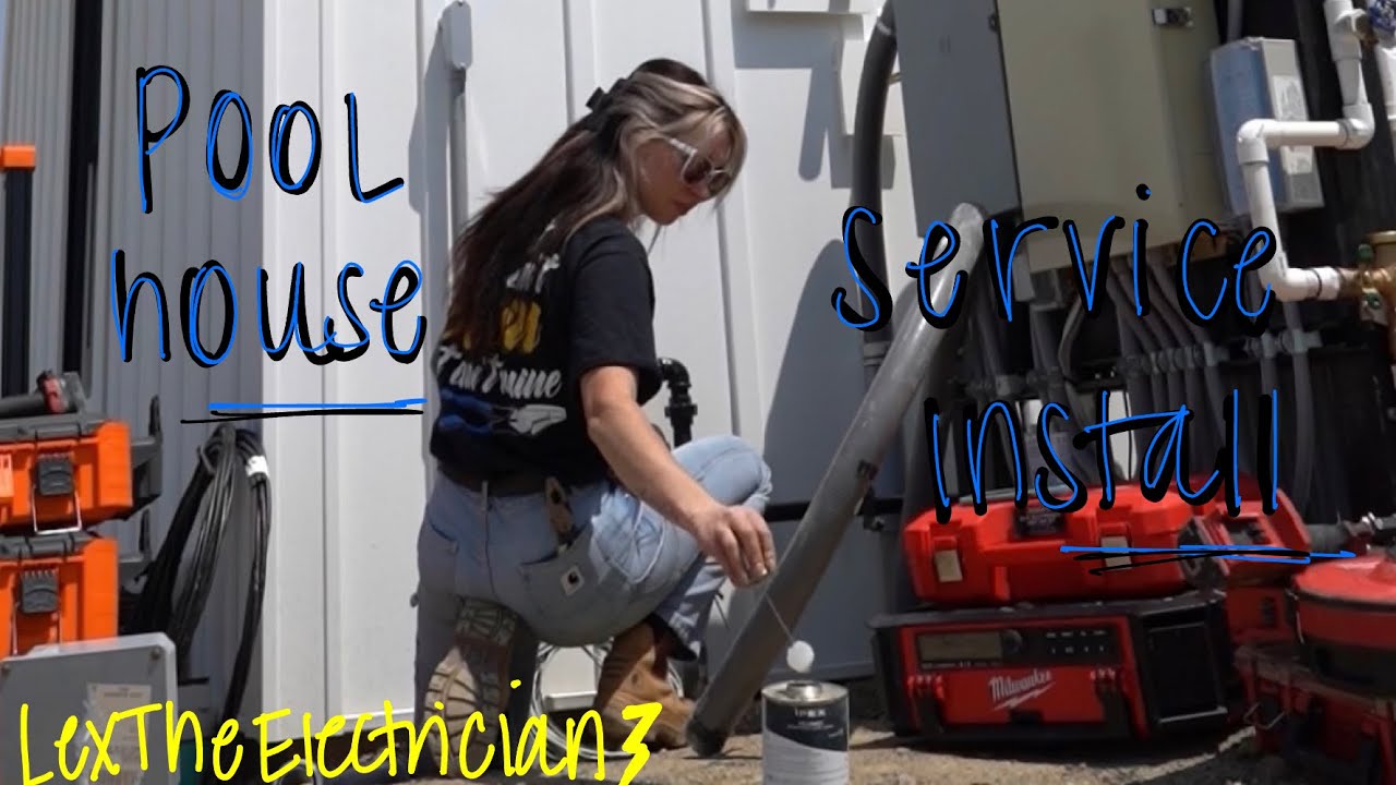 Pool House Service Install