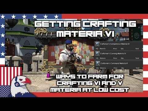 FFXIV Crafting - Getting Crafting Materia Without Spending Tons of Gil