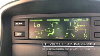 Chevrolet Captiva 2.4. Неудачный PDR и один день с машиной