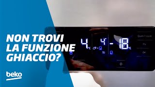 Come Utilizzare Il Fabbricatore Di Ghiaccio Nel Mio Frigorifero Beko Beko Italia