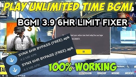 💯 How To Fix 6 Hours Limit BGMI 2025 Solution || 6 Hours Limit Kese Fix Karin || BGMI time Limit