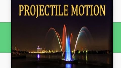 Class 11 Projectile Motion Part 1 | Animation| Physics|