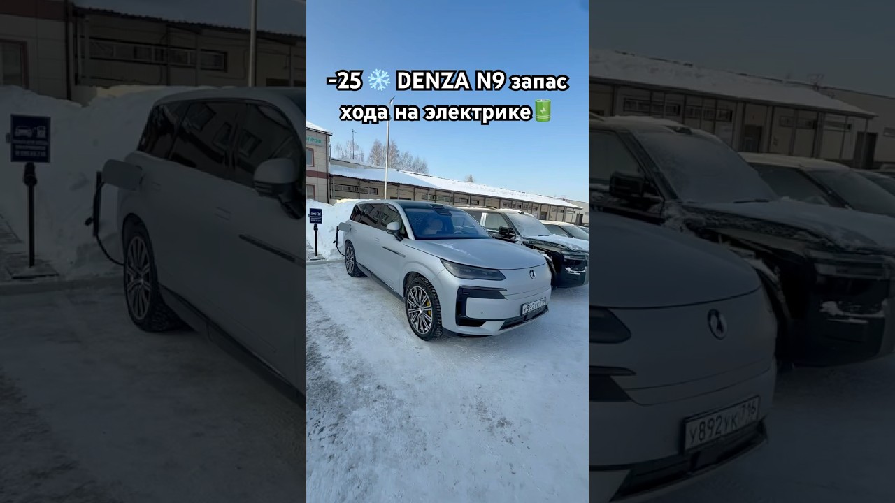 -25 ❄️ запас хода BYD DENZA электротяга N9
