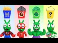 Pea Pea Transforms into Superheroes for Food - Cartoon for kids