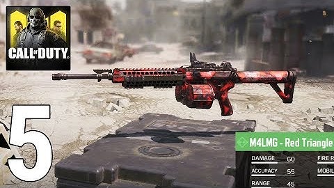 Call of Duty: Mobile Gameplay Walkthrough Part 5 - M4LMG Red Triangle Weapon [iOS/Android Games]