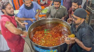 KARACHI JHEELA - BHURA BHAI CHOLE WALA | Famous Lahori Street Style Chikar Cholay | Street Food