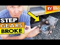 EASY RV STEP REPAIR - DIY Gear Linkage Replacement