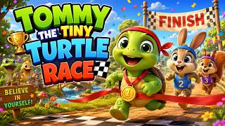 Tommy the Tiny Turtle Race | Kids Poem & Rhyme