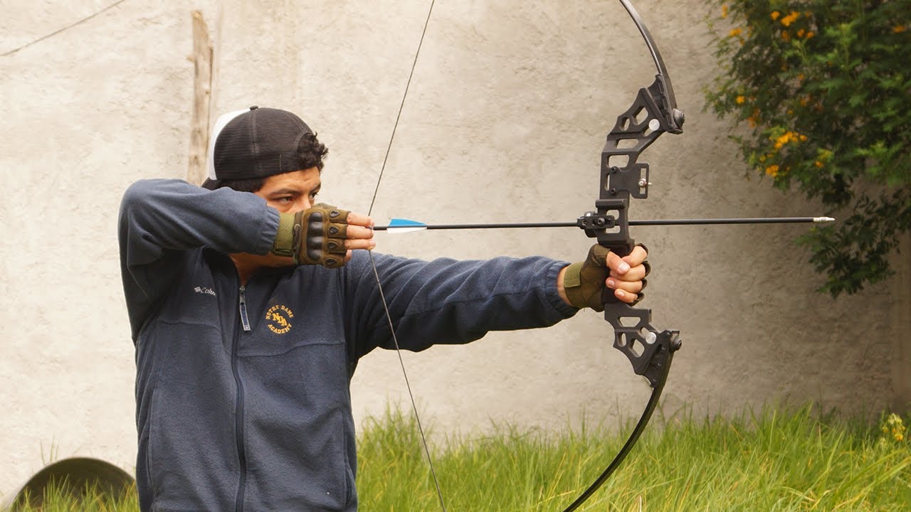 Resortera de Flechas vs Arco De 40 LBS - YMX supervivencia - YouTube