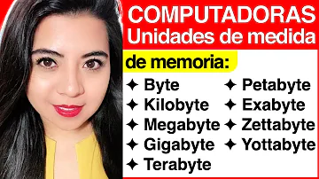 ¿Qué es un exabyte Cómo se le abrevia a cuántos bytes equivale?