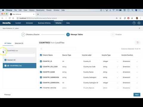 01 Create Schema and Tables