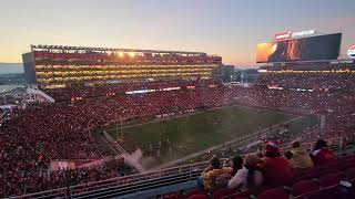 49ers Player Intros For MNF Vs. Carolina!