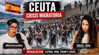 JREntreComillas Fina Rincon e ISRAEL AVIA EN VIVO Noticias Espana Ceuta Iran trump e Israel