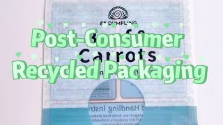 Hi eco-friends! Looking the Post-Consumer Recycled Packaging (PCR)!#pcr #packaging 