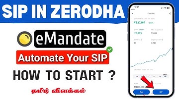 How to Start SIP in ZERODHA ? | How to Enable Mandate in Zerodha ? | Zerodha Demat Account in Tamil