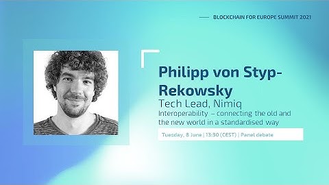 Blockchain for Europe Summit 2021 - Ambassador