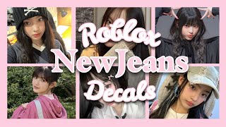 ROBLOX || Bloxburg & Royale High ~ NewJeans Decals Ids