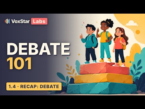 Recap: What is Debate? (Beginner Guide for Kids) — Debate 101 thumbnail