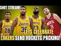 LAKERS CLOSE OUT ROCKETS!