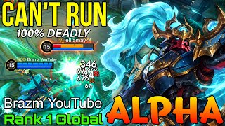 HyperCarry Alpha Deadly Jungler - Top 1 Global Alpha by Brazm YouTube - Mobile Legends
