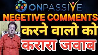 OnPassive Gofounders | Negative Comments करने वालों को X24 News का करारा जवाब | Onpassive New Update