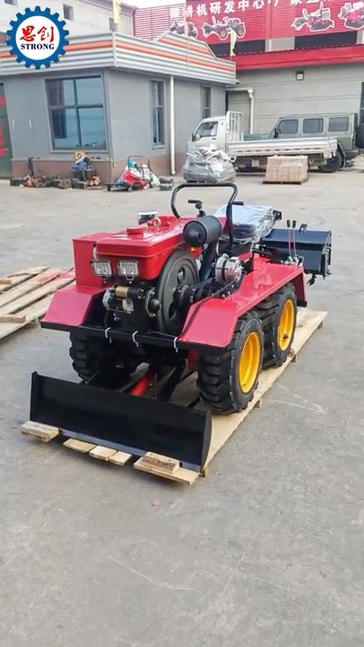 Affordable Small Tractor Equipped with Cultivator for Wholesale #rotarytiller #tractor #minitractor