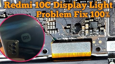 Redmi 10C light Way | Display back light problem solution @GsmYusufPathan