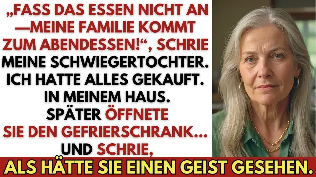 „FASS DAS ESSEN NICHT AN—MEINE FAMILIE KOMMT ZUM ABENDESSEN!“, SCHRIE MEINE SCHWIEGERTOCHTER