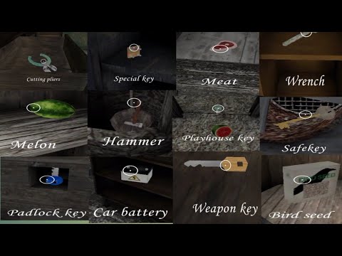 How to beat Granny - Where to find all the keys and escape items