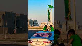 Ya salam #habibi #middleeast #saudiarabia #ksa #king #salmankhan #celebration #green #car #arabic