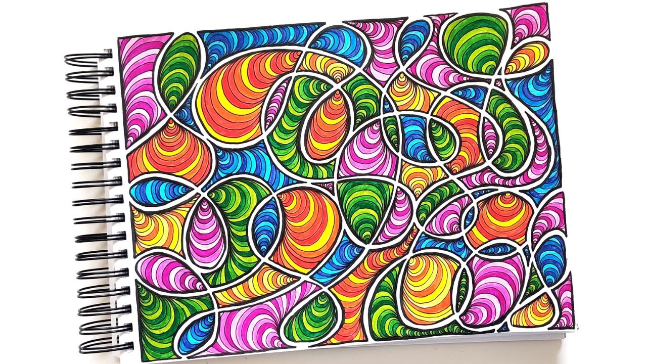 Zentangle patterns || Zentangle art || Zentangle || Doodle art ...