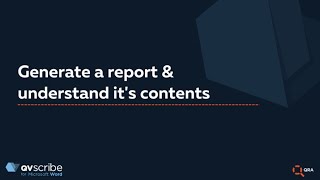 QVscribe for Word: Reporting